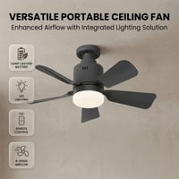 Kexon™ Portable Small Ceiling Fans with Lights