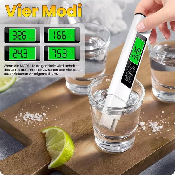 Saker Neu 4 in 1 Tds Meter Digital Wasser Tester