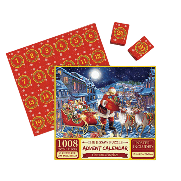 🎅🎄Adventskalender for julepuslespill