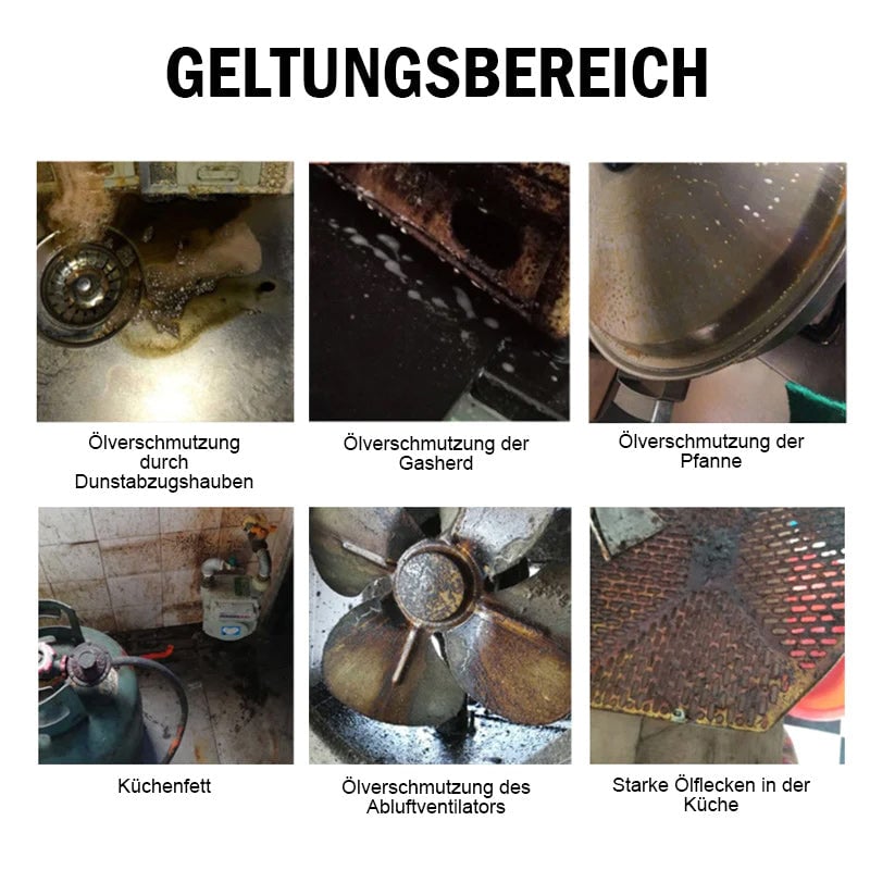 💦💯Ölflecken-Schaumreiniger für die Küche