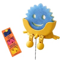 Smiley Dishwashing Sponge Holder