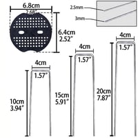 U-Shaped Ground Stake Set