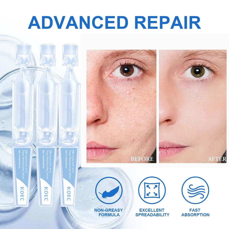 Hyaluronic acid and Vitamin C single-use essence