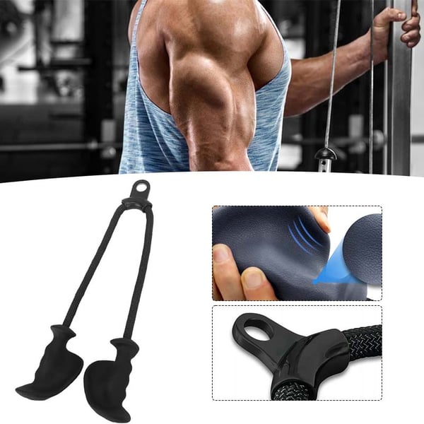 Triceps Rope with Ergonomic Handles for Enhanced Workouts
