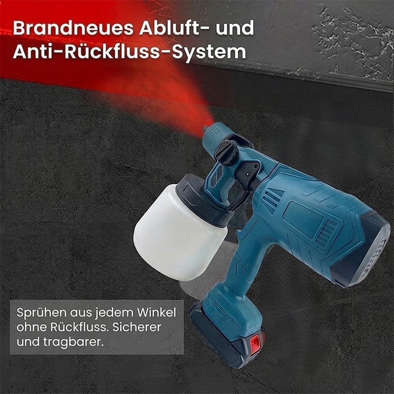 Kabelloses HVLP Farbsprühgerät für Zuhause