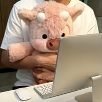 Running Cow Plush Toy