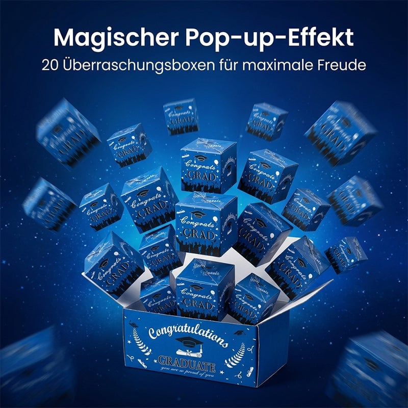 Überraschungs-Geschenkbox-Set zum Abschluss