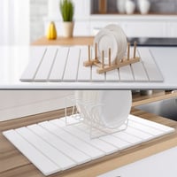 Sakerplus Collapsible Diatomaceous Dish Drying Mat