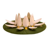 Wine Lily and CandleLily Bath Wine Holder
