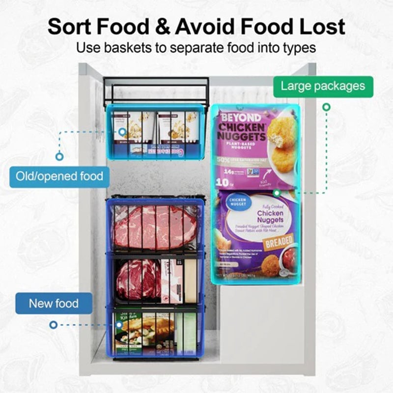 Sakerplus®  Efficient Stackable Freezer Storage Solution