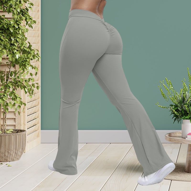 Yoga-Schlaghose mit hoher Taille