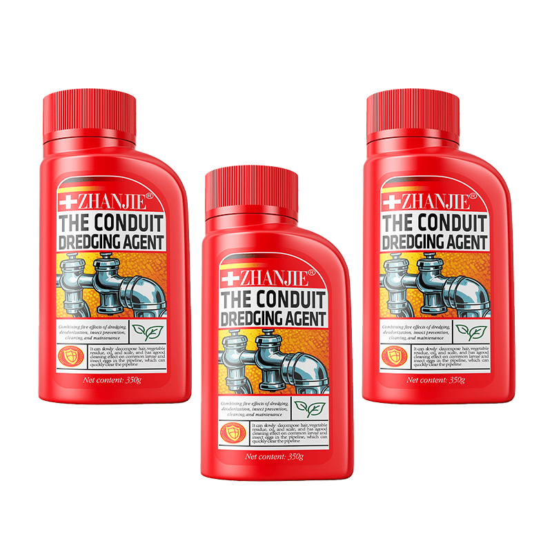 Powerful kitchen and bathroom pipe cleaning agent