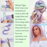 Clip-In Highlight – One Piece Ear Hook Hair Streak