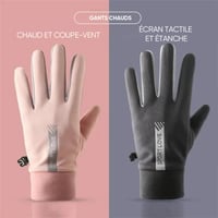 Gants imperméables antidérapants résistants au froid pour écran tactile