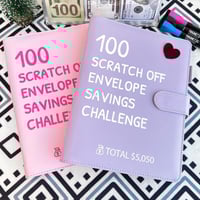 Scratch Off 100 Envelope Challenge Binder