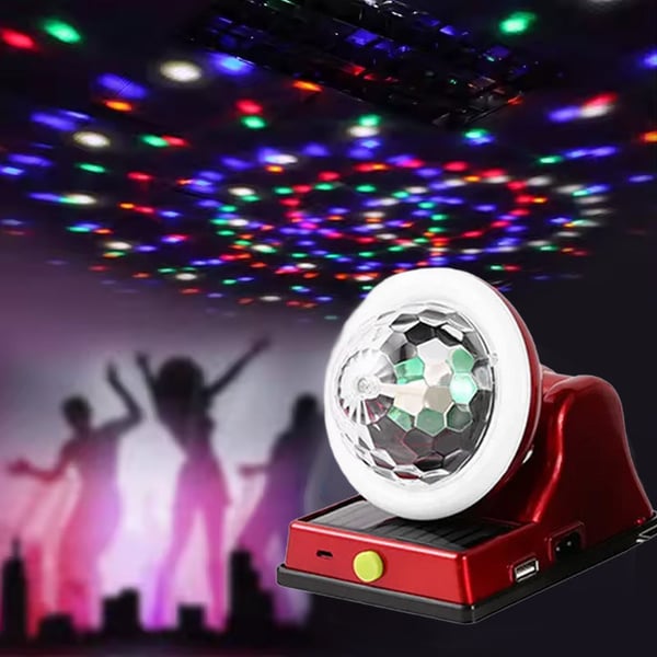 Solarbetriebene bunte Magic Ball RGB Atmosphärenlampe