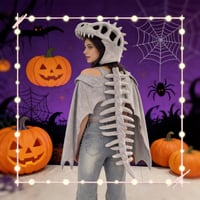 Dinosaur Skeleton Plush Headgear