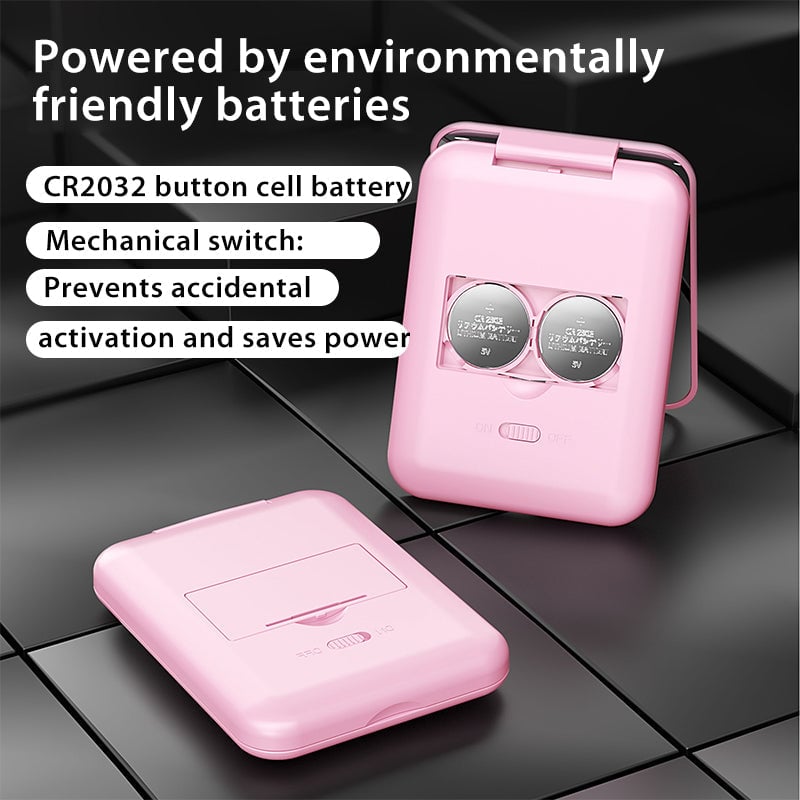 Mini LED Magnification Pocket Mirror