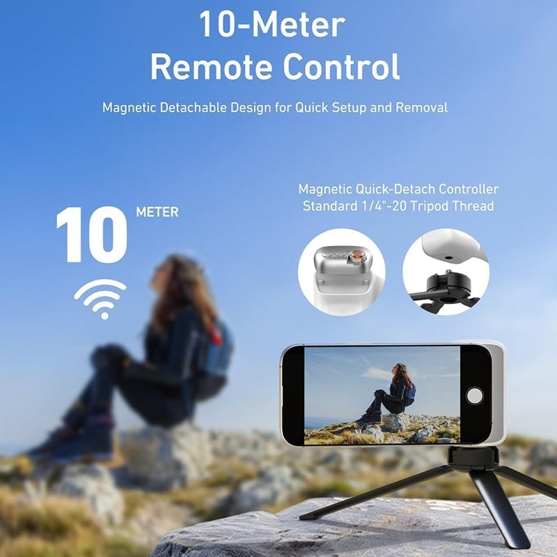 Saker Fun Shot Magnetic Grip & Magnetic Selfie Light