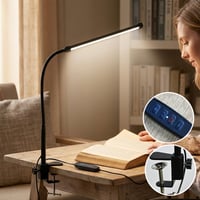Clip-on desk lamp