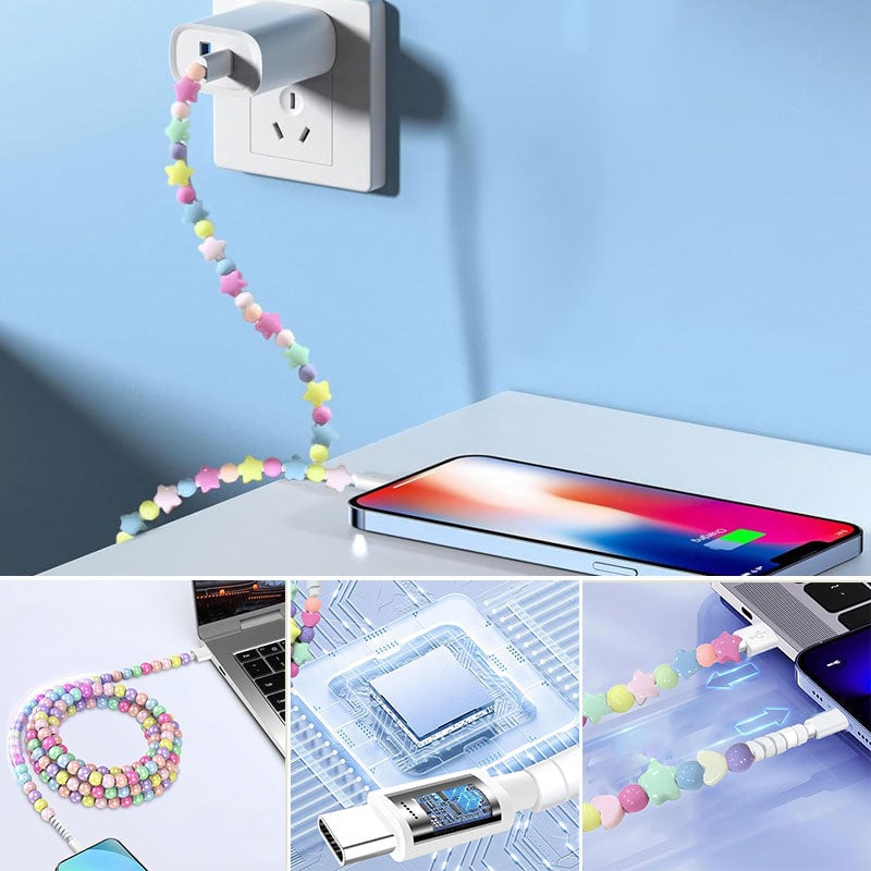 4-in-1 Perlen-Datenkabel