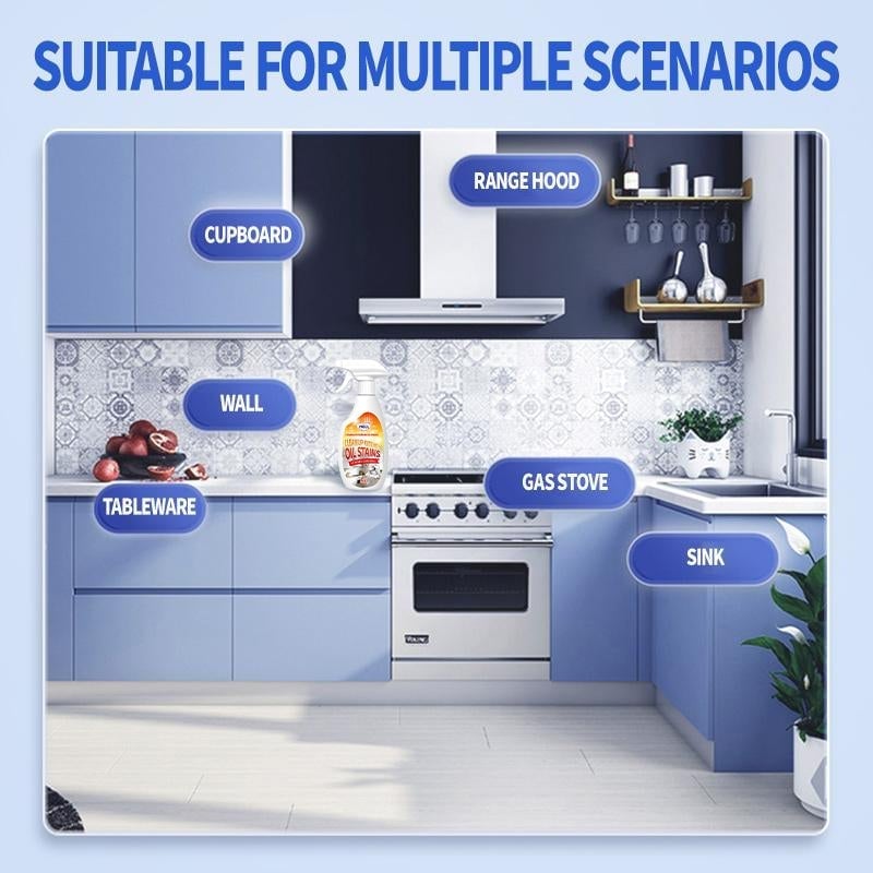 Nettoyant Mousse Dégraissant pour Cuisine Résistant