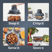 Sakerplus 4-in-1 Glass Air Fryer System