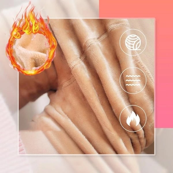 Sexede fleeceforede leggings til vinteren