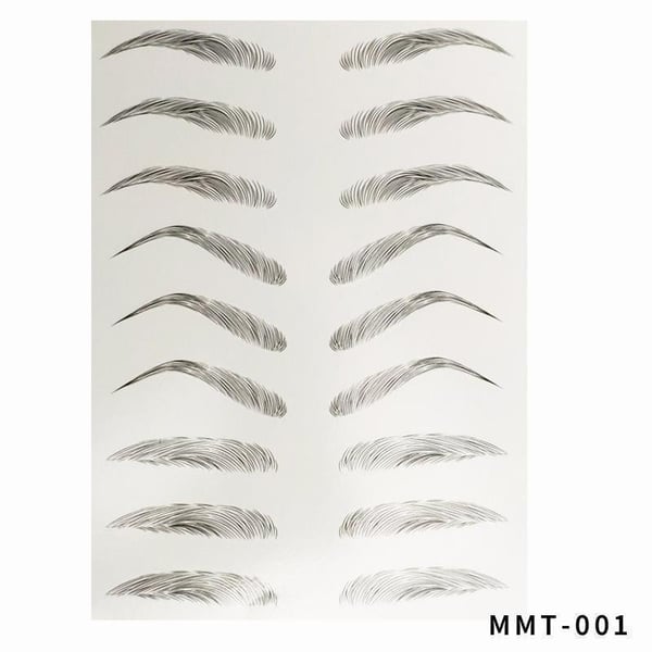 4D Naturale Adesivi per sopracciglia bionici impermeabili (9paia)