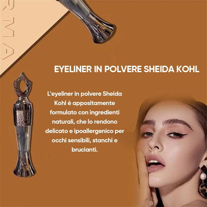 Eyeliner in polvere Fatto a mano 100% naturale