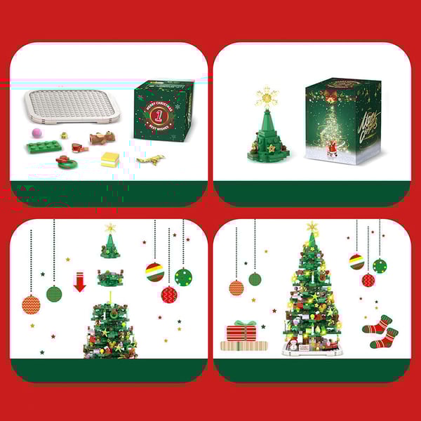 2025 Christmas Tree Building Toy Set