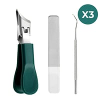 Premium 3-Piece Eagle Beak Nail Clipper Set