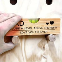 Wooden Spirit Level Bottle Opener for Dad