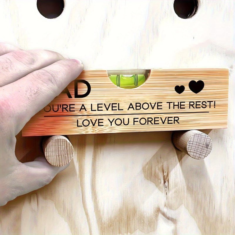 Wooden Spirit Level Bottle Opener for Dad