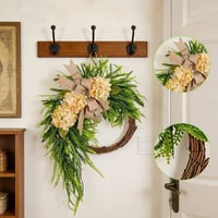 Garden-Style Hydrangea Wreath