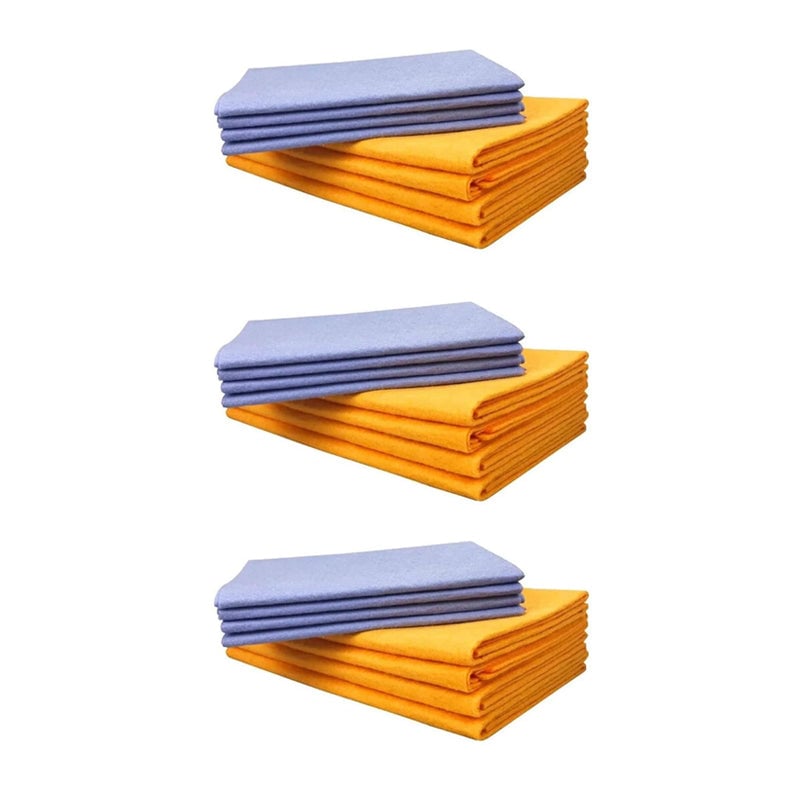 Serviettes de nettoyage absorbantes multi-usages non tissées (8 pièces)