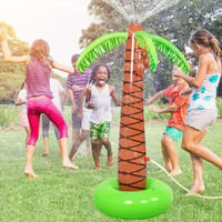 Inflatable Coconut Tree Water Spray Toy
