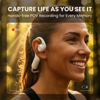 AI Camera Open Ear Headphones
