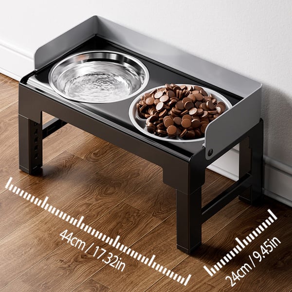 Adjustable Elevated Dog Bowl