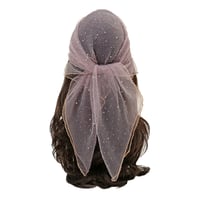 Women's Glitter Decor Head Scarf