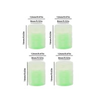 Universal Fluorescent Tire Valve Caps (4 PCS/Set)