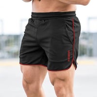 Monogram enfärgade sportshorts för män