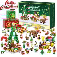 Sakerplus New Advent Calendar Children's Christmas Building Blocks