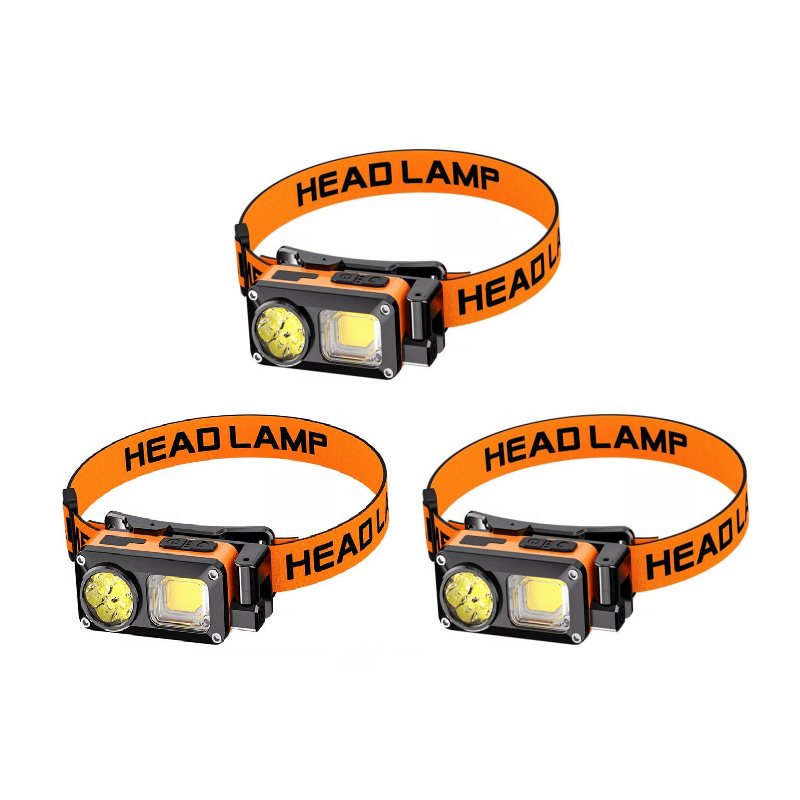 Multi-Function Outdoor Rotating Headlamp