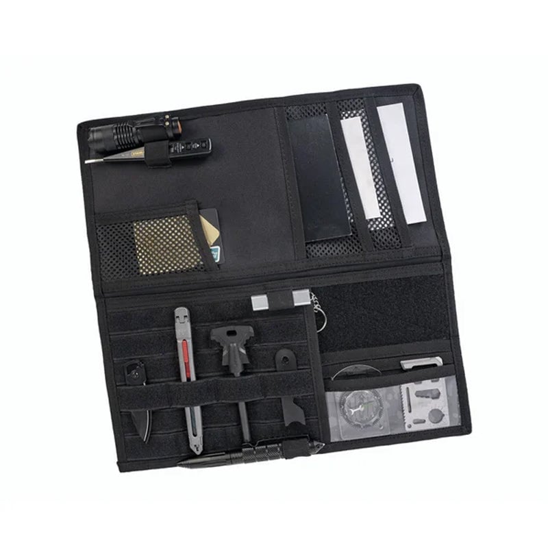 Organizzatore tattico per alette parasole da auto