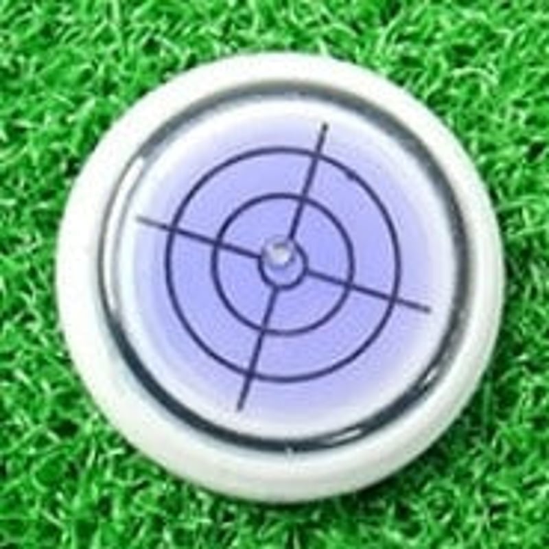 Golfbalmarkering Ronde dop Clipmarkering met waterpasfunctie