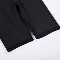 Højtaljede yogabukser med mavekontrol