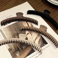 Elegant Frosted Gripper Hair Clips for Women