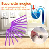 Magic Stick per la decontaminazione e deodorizzazione dei tubi (12 PZ)