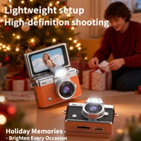 Sakerplus® Mini Flip Screen Retro Camera
